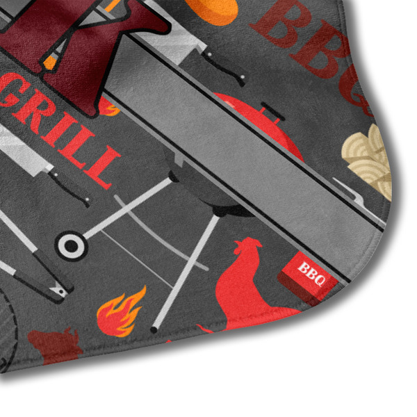 Barbeque Hooded Baby Towel- Detail Corner
