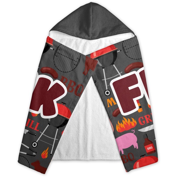 Barbeque Hooded Towel - Folded