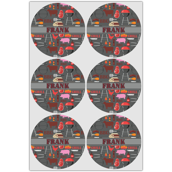 Barbeque Icing Circle - Large - Set of 6