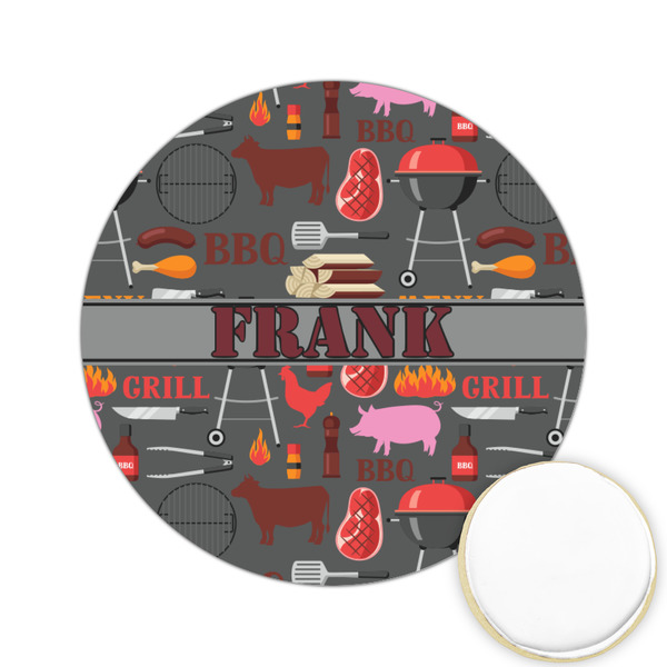 Custom Barbeque Printed Cookie Topper - 2.15" (Personalized)