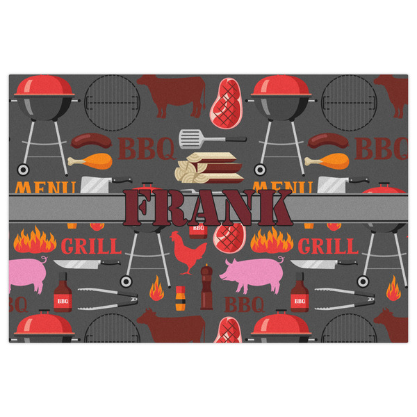 Barbeque Indoor / Outdoor Rug - 4'x6' - Front Flat