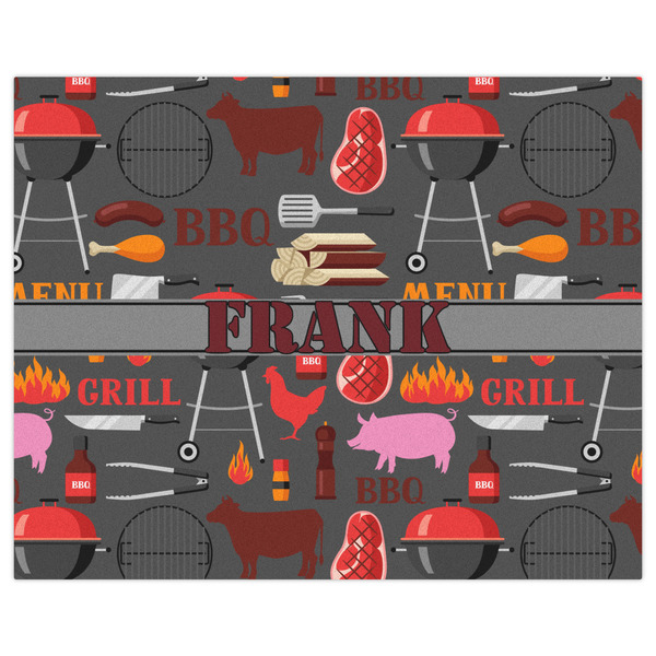 Barbeque Indoor / Outdoor Rug - 8'x10' - Front Flat