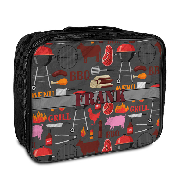 Custom Barbeque Insulated Lunch Bag (Personalized)