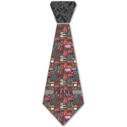 Barbeque Iron On Tie (Personalized)