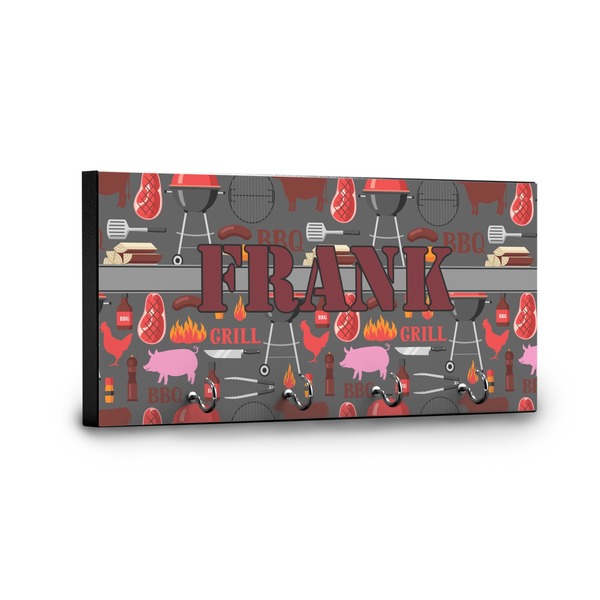 Barbeque Key Hanger - Front View with Hooks