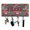 Barbeque Key Hanger w/ 4 Hooks & Keys