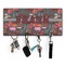 Barbeque Key Hanger w/ 4 Hooks w/ Name or Text