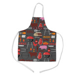 Barbeque Kid's Apron w/ Name or Text