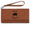 Barbeque Ladies Wallet - Leather - Rawhide - Front View