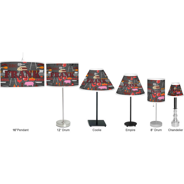 Barbeque Lamp Full View Size Comparison