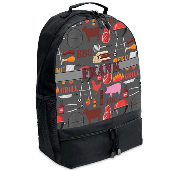 Custom Barbeque Backpacks - Black (Personalized)