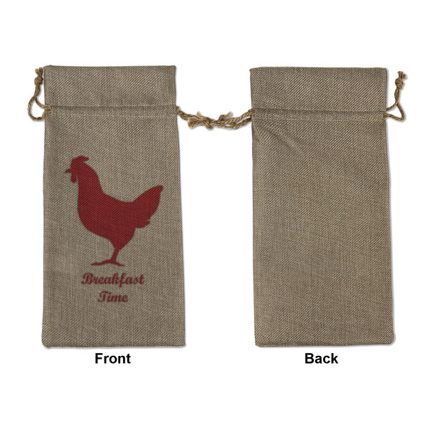 Barbeque Large Burlap Gift Bags - Front Approval