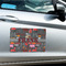 Barbeque Large Rectangle Car Magnets- In Context