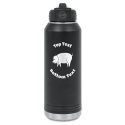 Barbeque Water Bottle - Laser Engraved - Front (Personalized)