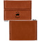 Barbeque Leather Business Card Holder Front Back Single Sided - Apvl