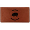 Barbeque Leather Checkbook Holder - Main