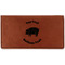 Barbeque Leatherette Checkbook Holder (Personalized)