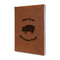 Barbeque Leather Sketchbook - Small - Single Sided (Personalized)