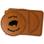 Barbeque Faux Leather Iron On Patch (Personalized)