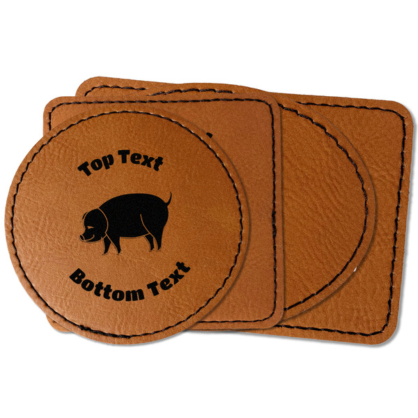 Custom Barbeque Faux Leather Iron On Patch (Personalized)