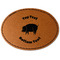 Barbeque Leatherette Patches - Oval