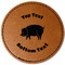 Barbeque Leatherette Patches - Round