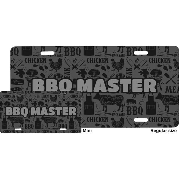 Barbeque License Plate (Sizes)