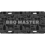 Barbeque Front License Plate (Personalized)