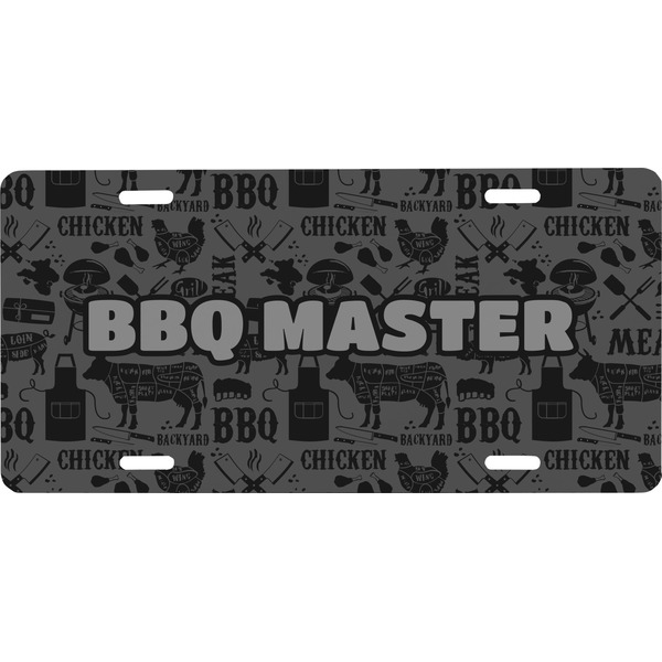 Custom Barbeque Front License Plate (Personalized)