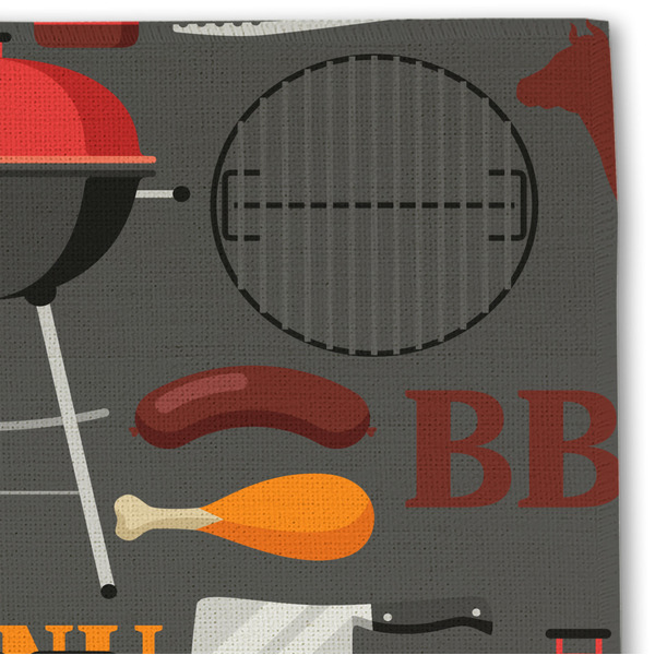 Barbeque Linen Placemat - DETAIL