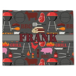 Barbeque Single-Sided Linen Placemat - Single w/ Name or Text