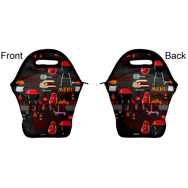 Barbeque Lunch Bag - Front and Back