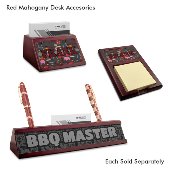 Barbeque Mahogany Desk Accessories