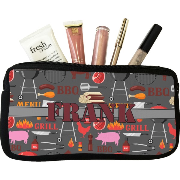 Custom Barbeque Makeup / Cosmetic Bag - Small (Personalized)