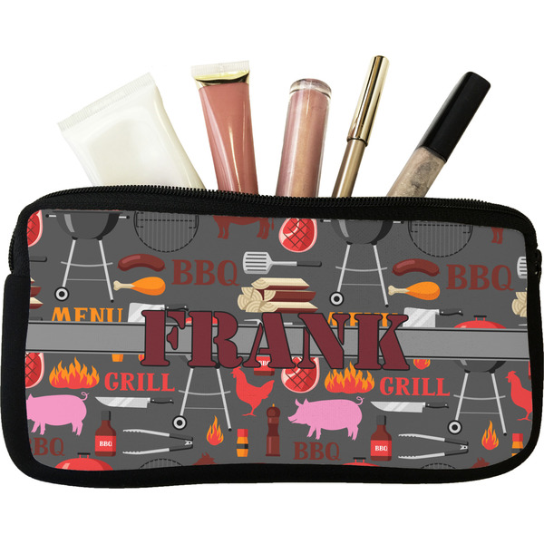 Custom Barbeque Makeup / Cosmetic Bag - Small (Personalized)
