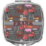 Barbeque Compact Makeup Mirror (Personalized)