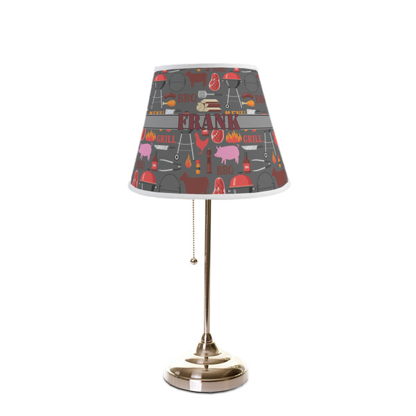 Barbeque Poly Film Empire Lampshade - On Stand