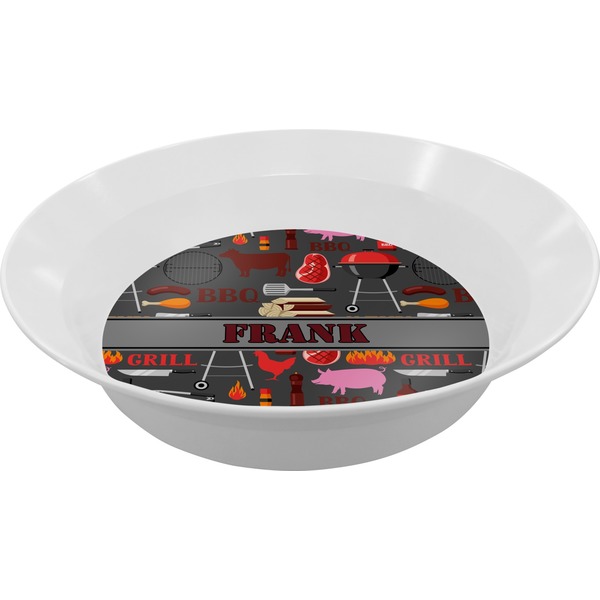 Custom Barbeque Melamine Bowl - 12 oz (Personalized)