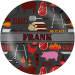 Barbeque Melamine Salad Plate - 8" (Personalized)