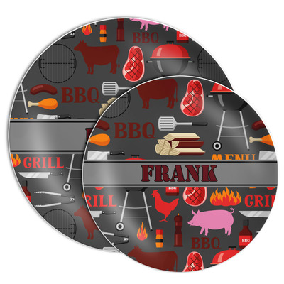 Barbeque Melamine Plate (Personalized)