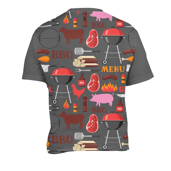 Barbeque Men's Crew Neck T Shirt Medium - Back