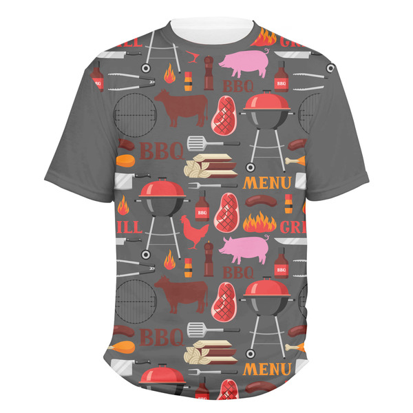Custom Barbeque Men's Crew T-Shirt