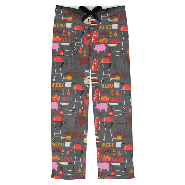Custom Barbeque Mens Pajama Pants - L
