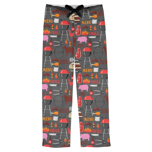 Custom Barbeque Mens Pajama Pants - S