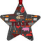 Barbeque Metal Star Ornament - Double Sided w/ Name or Text