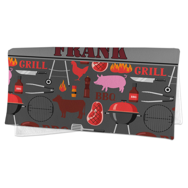 Barbeque Microfiber Dish Rag - FOLDED (half)