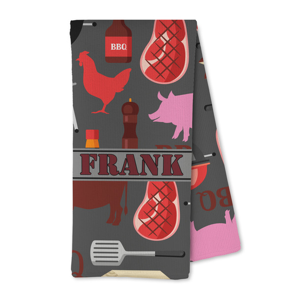 Custom Barbeque Kitchen Towel - Microfiber (Personalized)