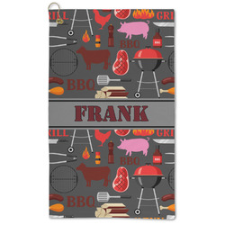 Barbeque Microfiber Golf Towel - Large (Personalized)