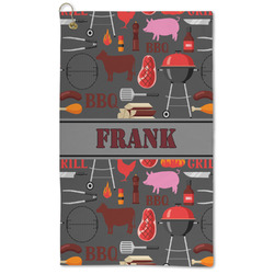 Barbeque Microfiber Golf Towel - Large (Personalized)