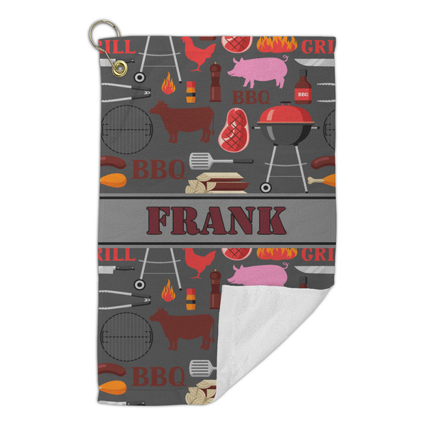 Barbeque Microfiber Golf Towels Small - FRONT FOLDED